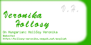 veronika hollosy business card