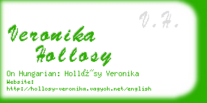 veronika hollosy business card